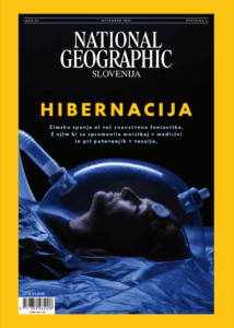 Naslovnica novembrske številke National Geographica