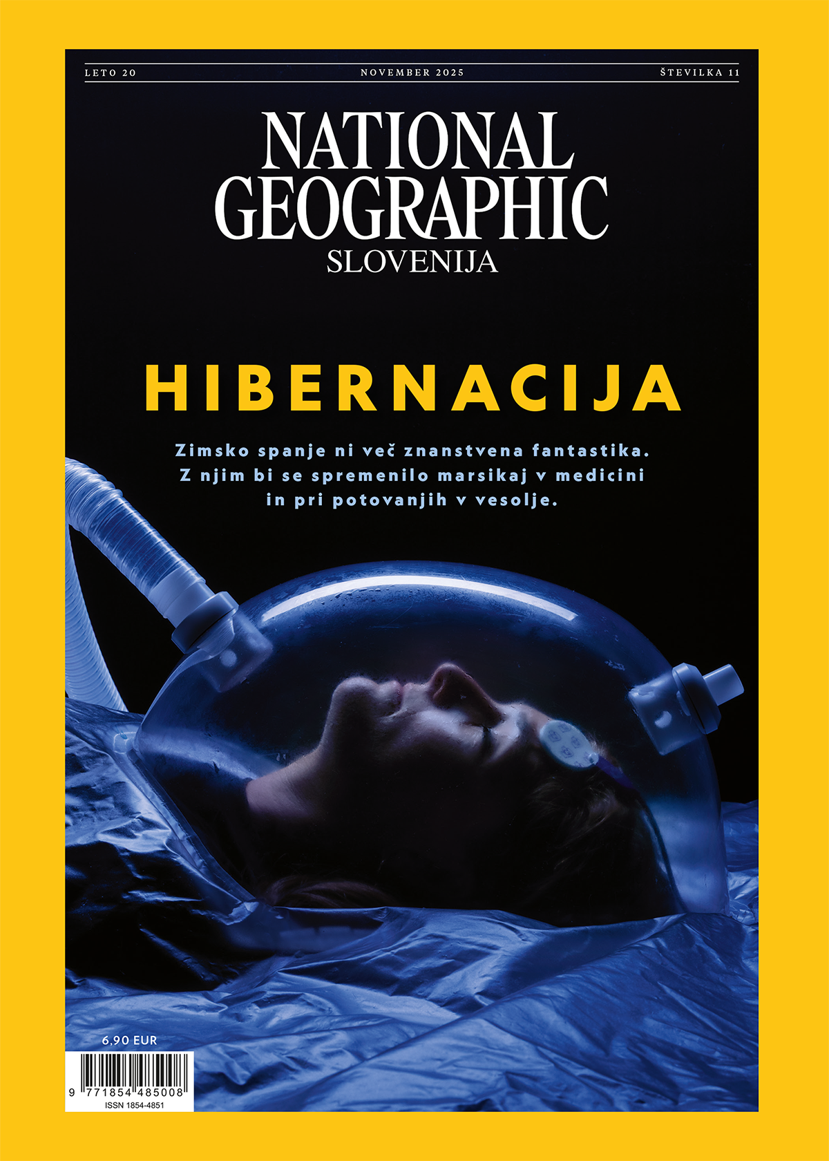 Naslovnica novembrske številke National Geographica